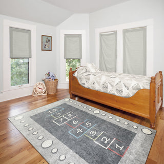 Dynamic Rugs Kidz 8083 Grey/Multi Area Rug