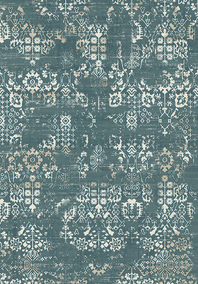 Dynamic Rugs Kingston 76111 Light Blue Area Rug