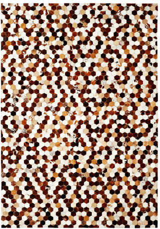 Dynamic Rugs Leatherwork 8107 Brown/Multi Area Rug main image