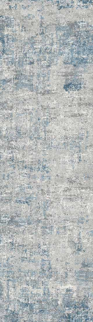 Dynamic Rugs Leda 9865 Grey/Blue Area Rug Finished Runner Image