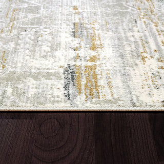 Dynamic Rugs Leda 9873 Ivory/Grey Area Rug Detail Image