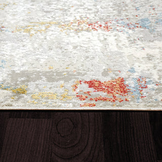 Dynamic Rugs Leda 9894 Ivory/Red Area Rug Detail Image