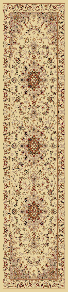 Dynamic Rugs Legacy 58000 Ivory Area Rug Finished Runner Image