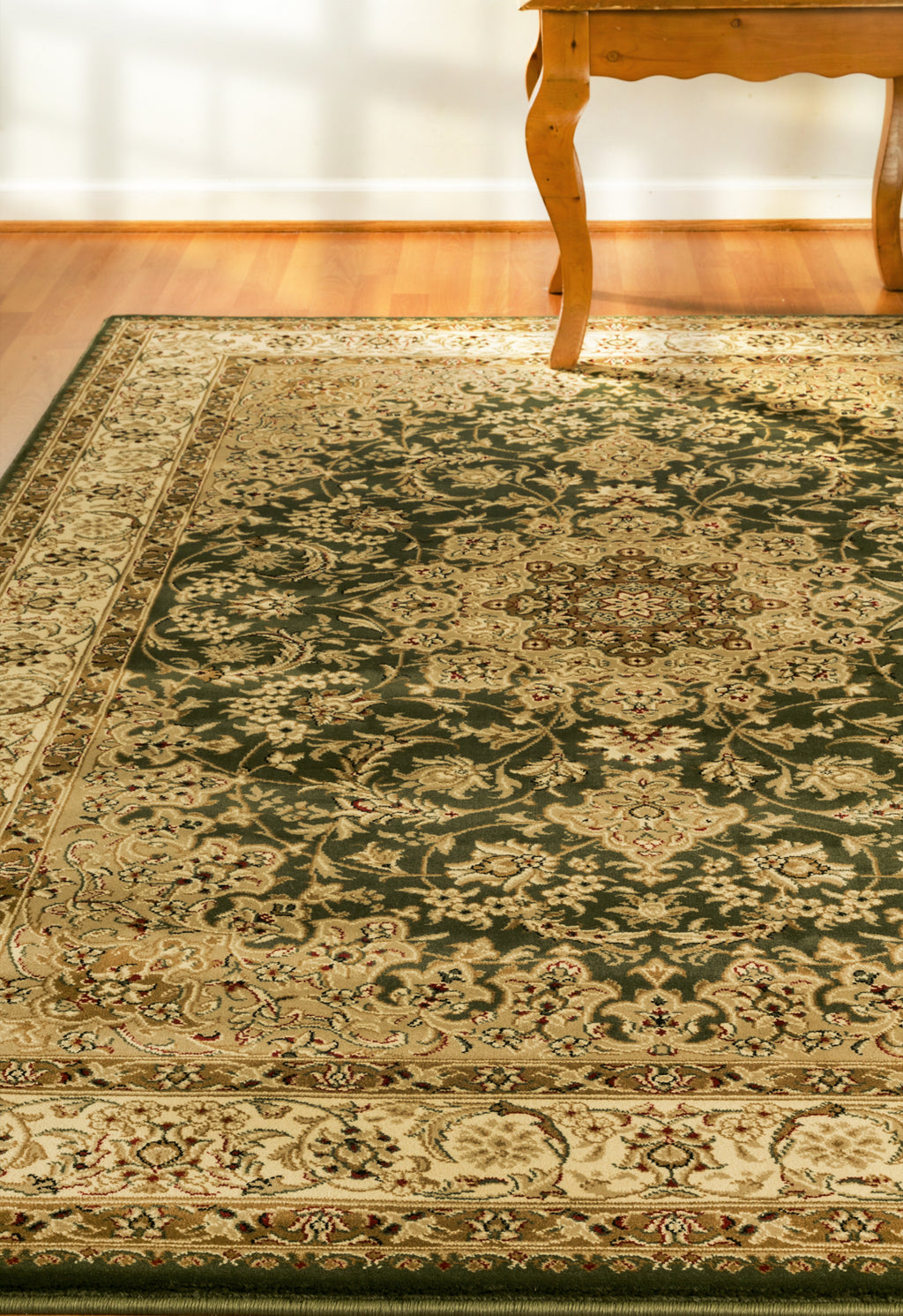 Dynamic Rugs Legacy 58000 Green Area Rug Lifestyle Image Feature