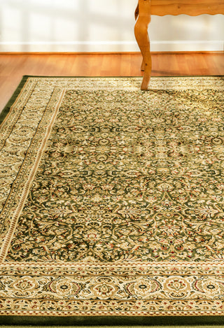 Dynamic Rugs Legacy 58004 Green Area Rug Lifestyle Image Feature