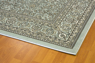 Dynamic Rugs Legacy 58004 Light Blue Area Rug Corner 