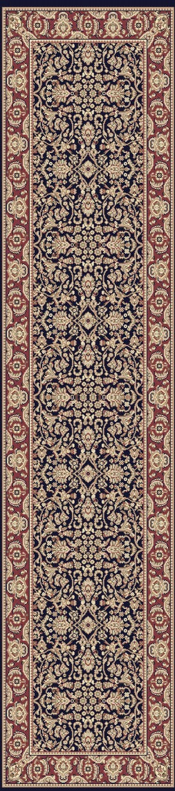 Dynamic Rugs Legacy 58004 Navy Area Rug Runner 