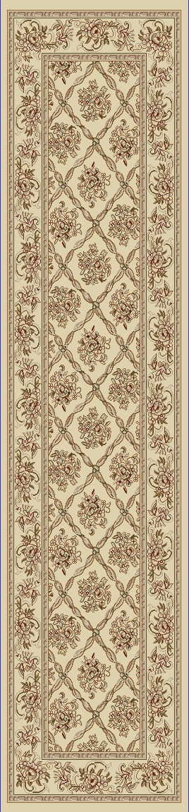 Dynamic Rugs Legacy 58018 Ivory Area Rug Finished Runner Image