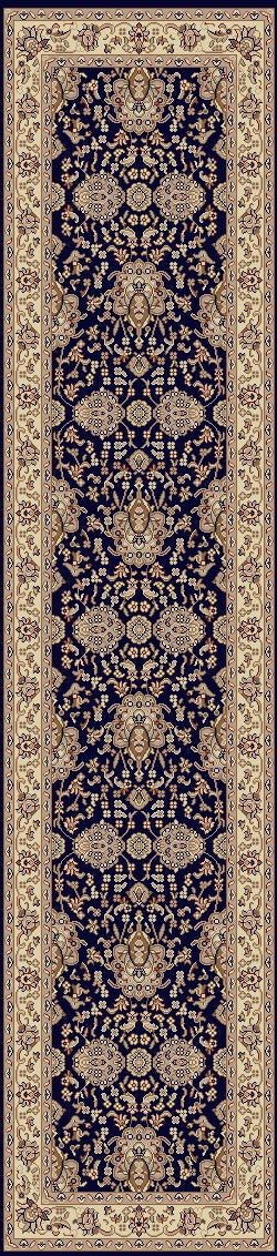 Dynamic Rugs Legacy 58019 Navy Area Rug Runner 