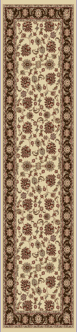 Dynamic Rugs Legacy 58020 Cream/Brown Area Rug Finished Runner Image