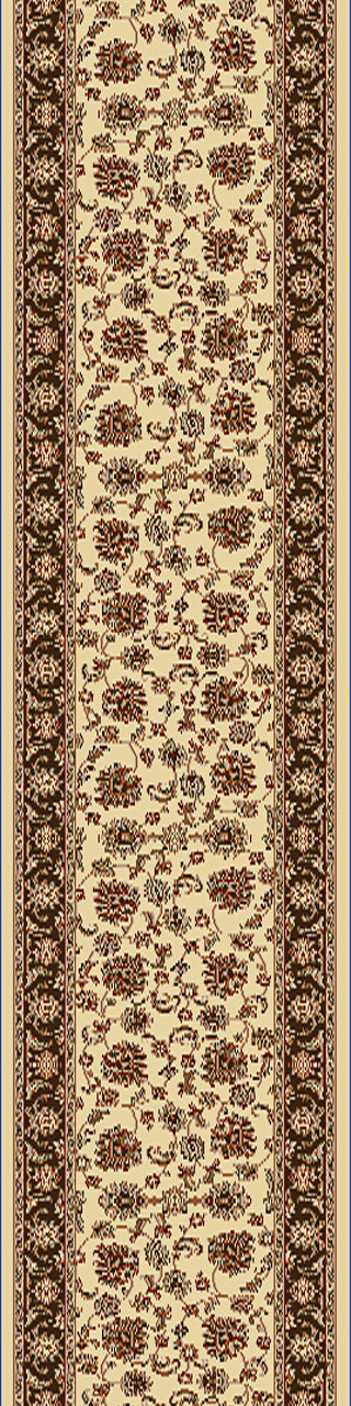 Dynamic Rugs Legacy 58020 Cream/Brown Area Rug Roll Runner Image