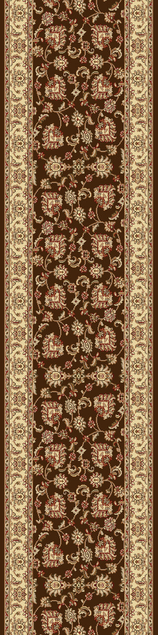 Dynamic Rugs Legacy 58020 Brown Area Rug Roll Runner Image