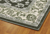 Dynamic Rugs Legacy 58020 Dark Grey/Ivory Area Rug Corner 