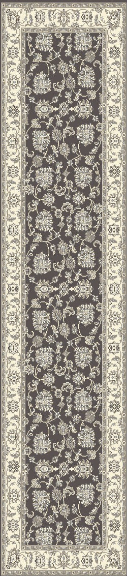 Dynamic Rugs Legacy 58020 Dark Grey/Ivory Area Rug Runner Image