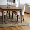 Dynamic Rugs Legacy 58020 Dark Grey/Ivory Area Rug Room Scene Featured 