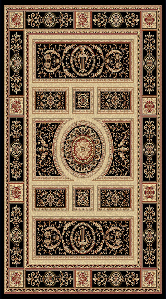 Dynamic Rugs Legacy 58021 Black Area Rug main image