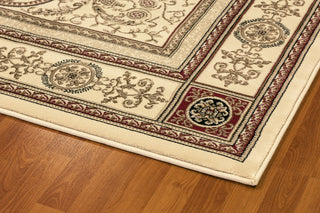 Dynamic Rugs Legacy 58021 Ivory Area Rug Corner 