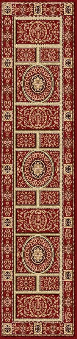 Dynamic Rugs Legacy 58021 Red Area Rug Runner 