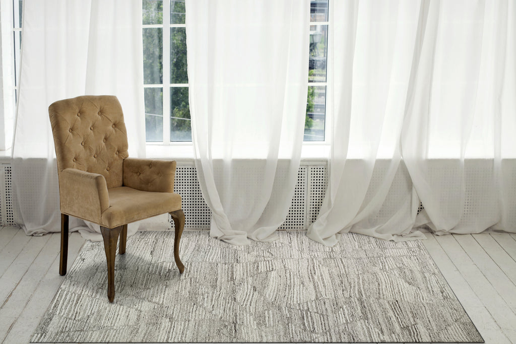 Dynamic Rugs Legend 7482 Grey Area Rug Lifestyle Image Feature