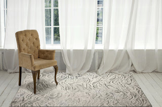 Dynamic Rugs Legend 7484 Grey Area Rug Lifestyle Image Feature