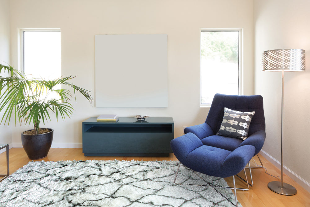 Dynamic Rugs Loft 3101 Ivory/Grey Area Rug Room Shot Feature