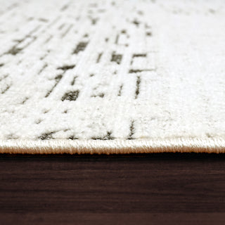 Dynamic Rugs Lotus 8145 Ivory/Grey Area Rug Detail Image