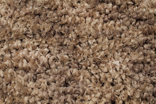 Dynamic Rugs Luxury Shag 2550 Gold Area Rug Detail Shot