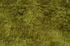 Dynamic Rugs Luxury Shag 2550 Olive Green Area Rug Detail Shot