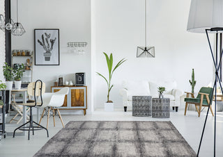 Dynamic Rugs Mehari 23095 Black/White Area Rug Lifestyle Image