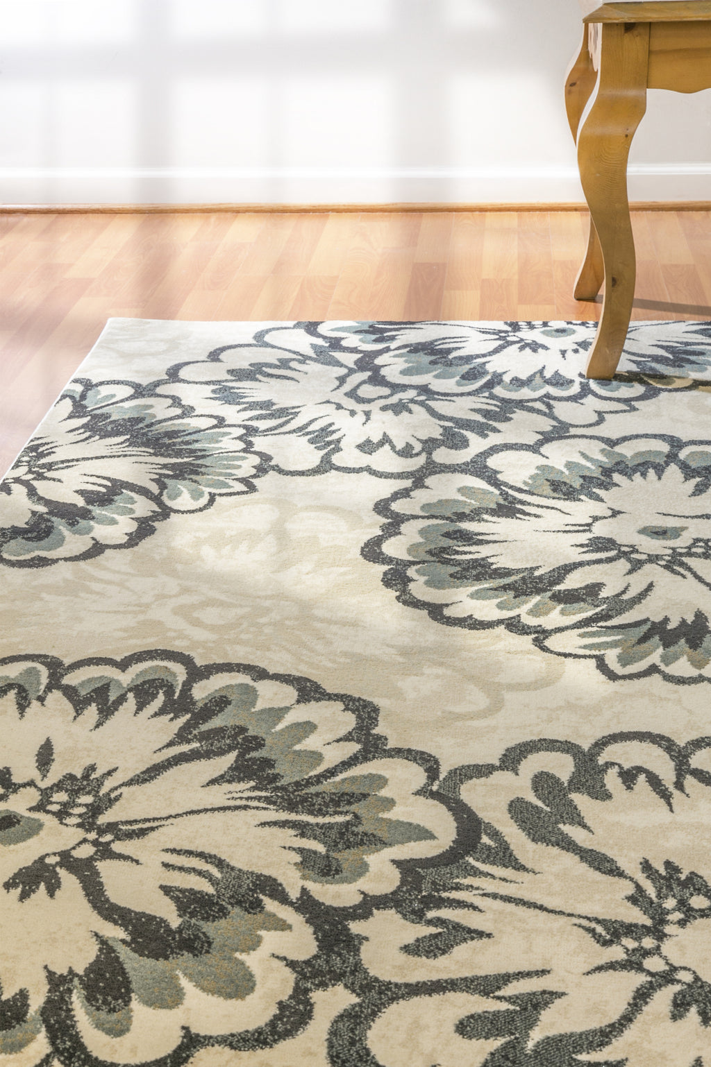 Dynamic Rugs Melody 985013 Ivory Area Rug Lifestyle Image Feature