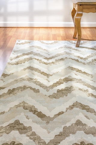 Dynamic Rugs Melody 985018 Ivory Area Rug Lifestyle Image Feature