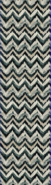 Dynamic Rugs Melody 985018 Blue Area Rug Finished Runner Image