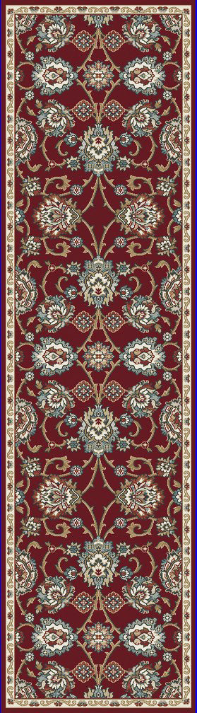 Dynamic Rugs Melody 985020 Red Area Rug Finished Runner Image