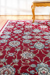 Dynamic Rugs Melody 985020 Red Area Rug Lifestyle Image Feature