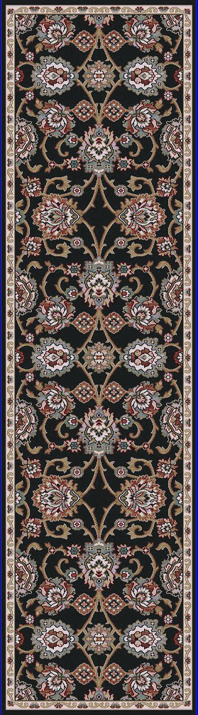 Dynamic Rugs Melody 985020 Anthracite Area Rug Finished Runner Image