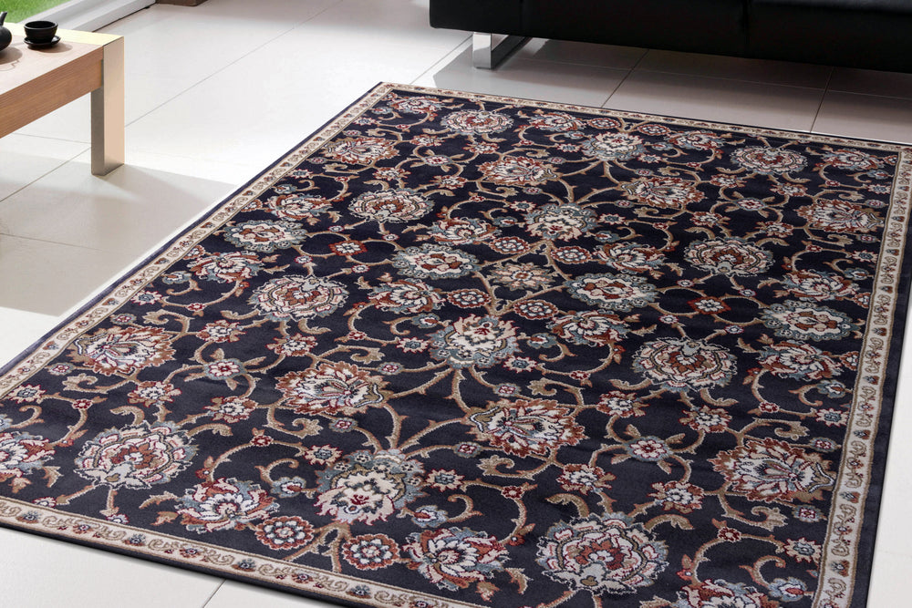 Dynamic Rugs Melody 985020 Anthracite Area Rug Lifestyle Image Feature
