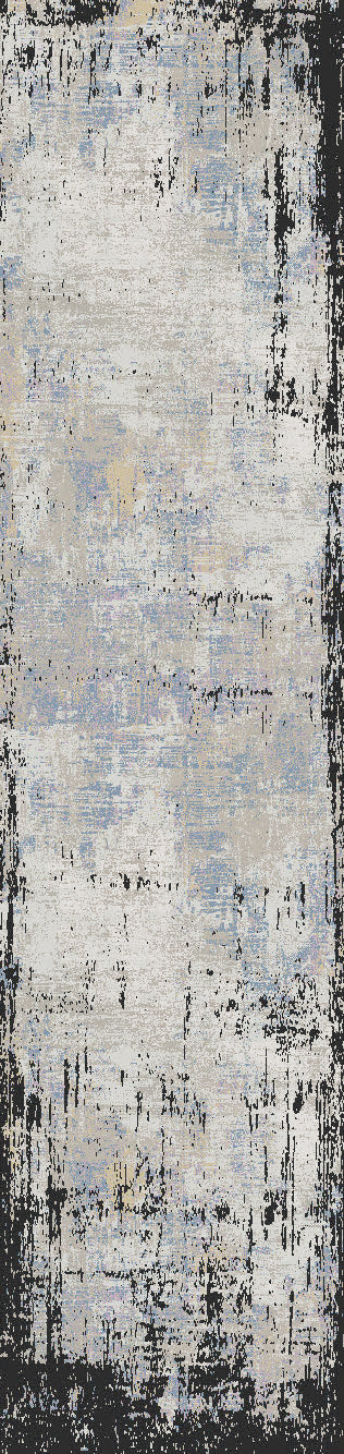 Dynamic Rugs Million 5843 Grey Area Rug Finished Runner Image