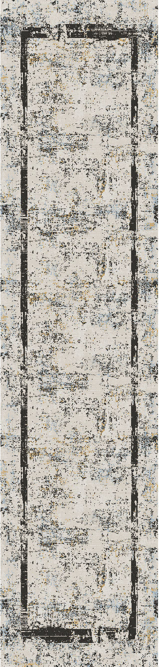 Dynamic Rugs Million 5844 Grey Area Rug Finished Runner Image