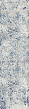Dynamic Rugs Mood 8451 Ivory Blu Area Rug Finished Runner Image