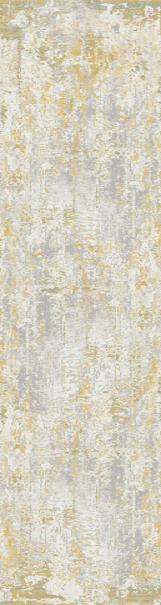 Dynamic Rugs Mood 8452 Yellow Area Rug Finished Runner Image