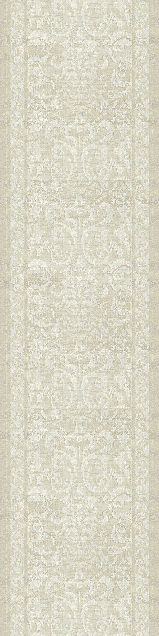 Dynamic Rugs Mysterio 1217 Ivory Area Rug Roll Runner Image