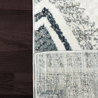 Dynamic Rugs Myth 7295 Cream/Blue/Light Grey Area Rug Detail Image