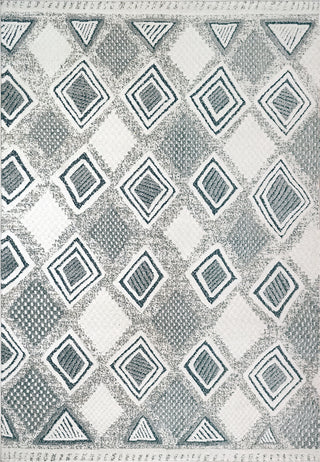 Dynamic Rugs Myth 7295 Cream/Blue/Light Grey Area Rug main image