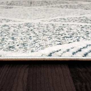 Dynamic Rugs Myth 7297 Cream/Blue/Light Grey Area Rug Detail Image