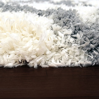 Dynamic Rugs Nitro Lux 6361 Ivory/Light Grey Area Rug Detail Image