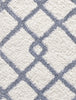 Dynamic Rugs Nitro Lux 6361 Ivory/Blue Area Rug Detail Image