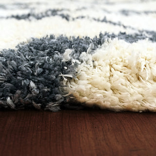 Dynamic Rugs Nitro Lux 6361 Ivory/Blue Area Rug