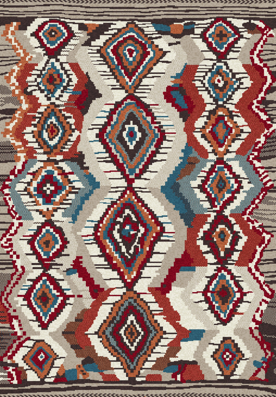 Dynamic Rugs Nomad 6228 Ivory/Multi Area Rug – Incredible Rugs and Decor