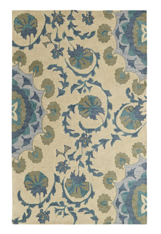 Dynamic Rugs Palace 5565 Beige/Blue Area Rug main image