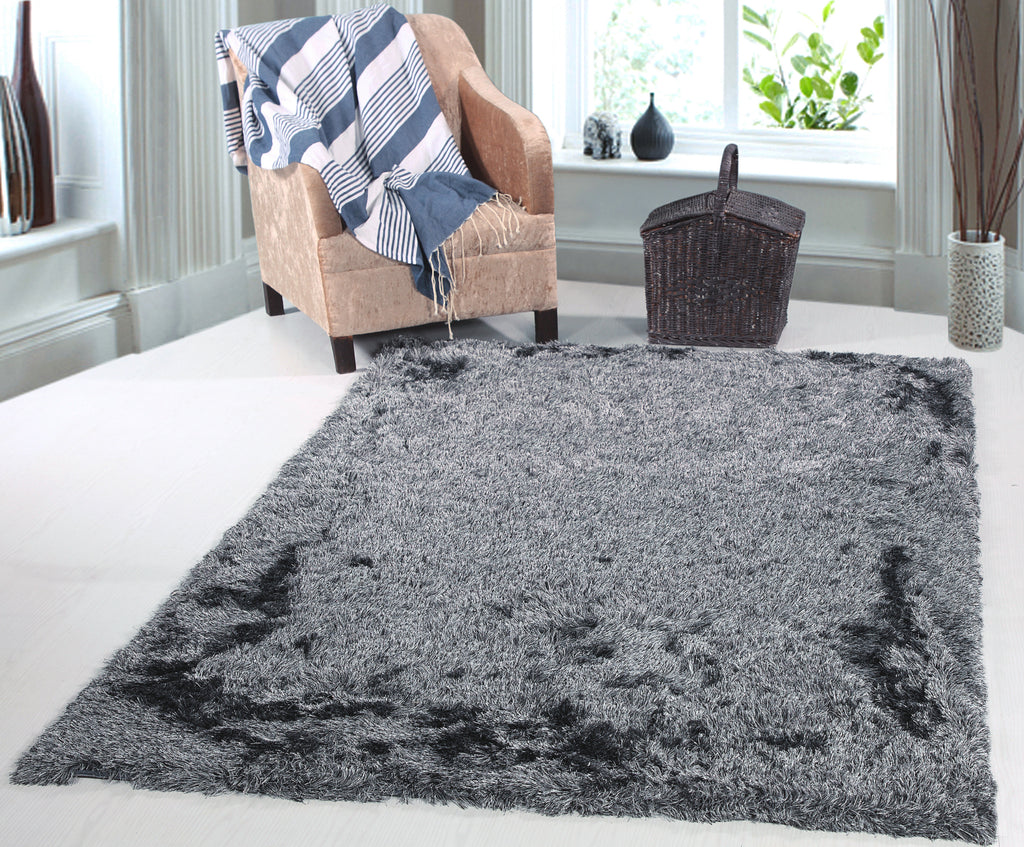 Dynamic Rugs Paradise 2401 Charcoal/Multi Area Rug Lifestyle Image Feature